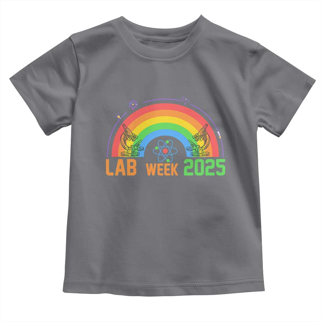 Lab Week Toddler T Shirt Medical Laboratory Science Lab Rainbow TS02 Charcoal Print Your Wear