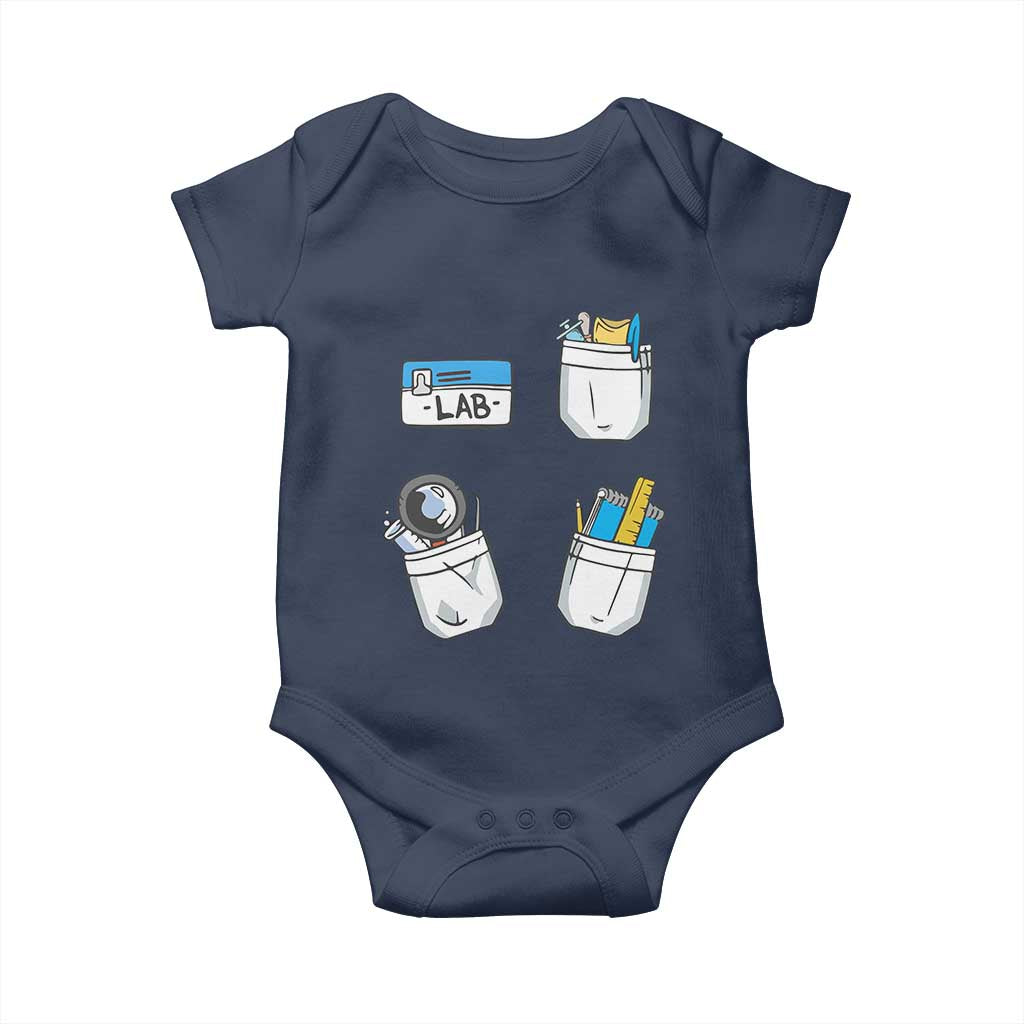 Lab Week Baby Onesie Lab Techinician Scientist Laboratory Assistant TS02 Navy Print Your Wear