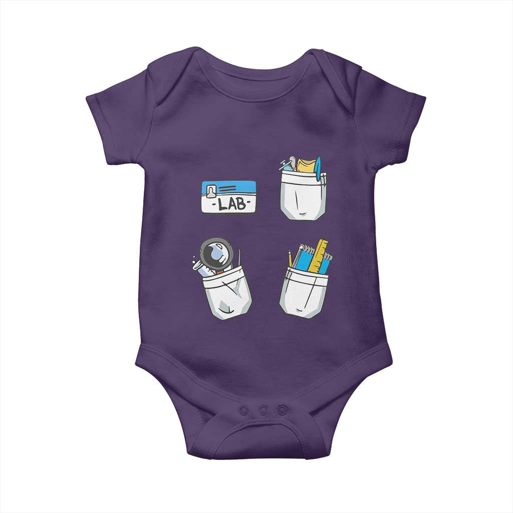 Lab Week Baby Onesie Lab Techinician Scientist Laboratory Assistant TS02 Purple Print Your Wear