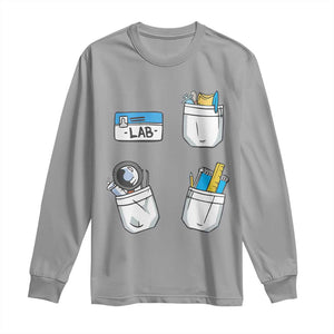 Lab Week Long Sleeve Shirt Lab Techinician Scientist Laboratory Assistant TS02 Sport Gray Print Your Wear