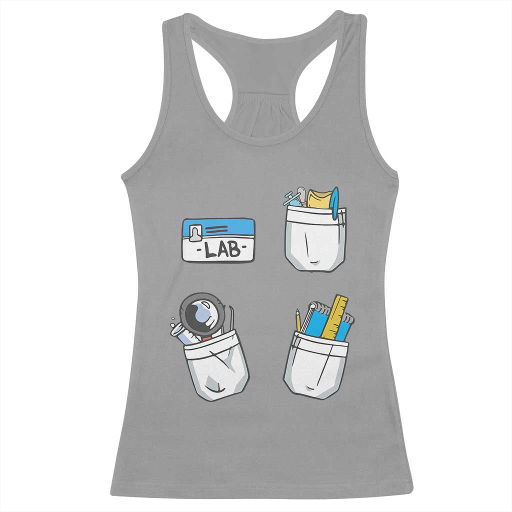 Lab Week Racerback Tank Top Lab Techinician Scientist Laboratory Assistant TS02 Sport Gray Print Your Wear