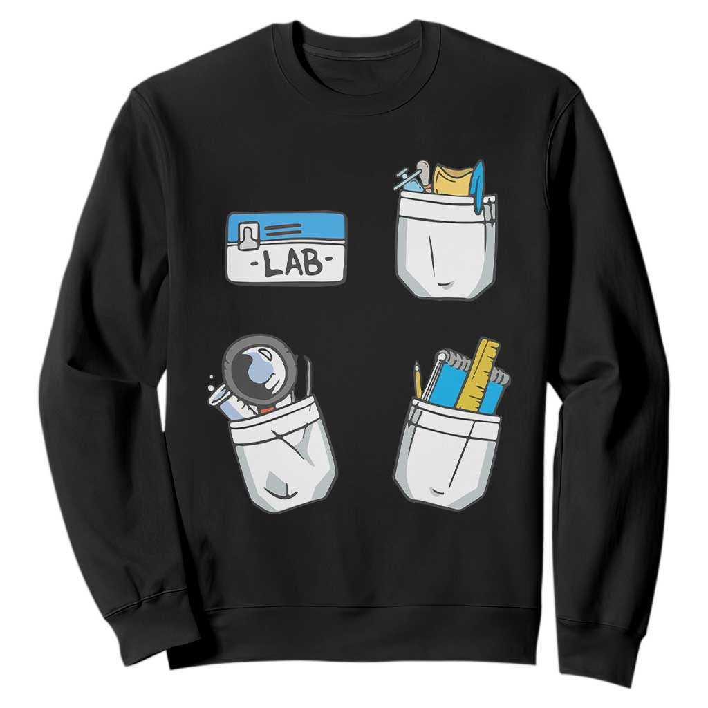 Lab Week Sweatshirt Lab Techinician Scientist Laboratory Assistant TS02 Black Printyourwear