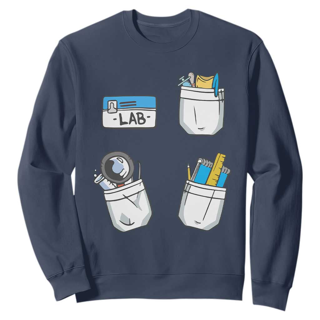 Lab Week Sweatshirt Lab Techinician Scientist Laboratory Assistant TS02 Navy Printyourwear