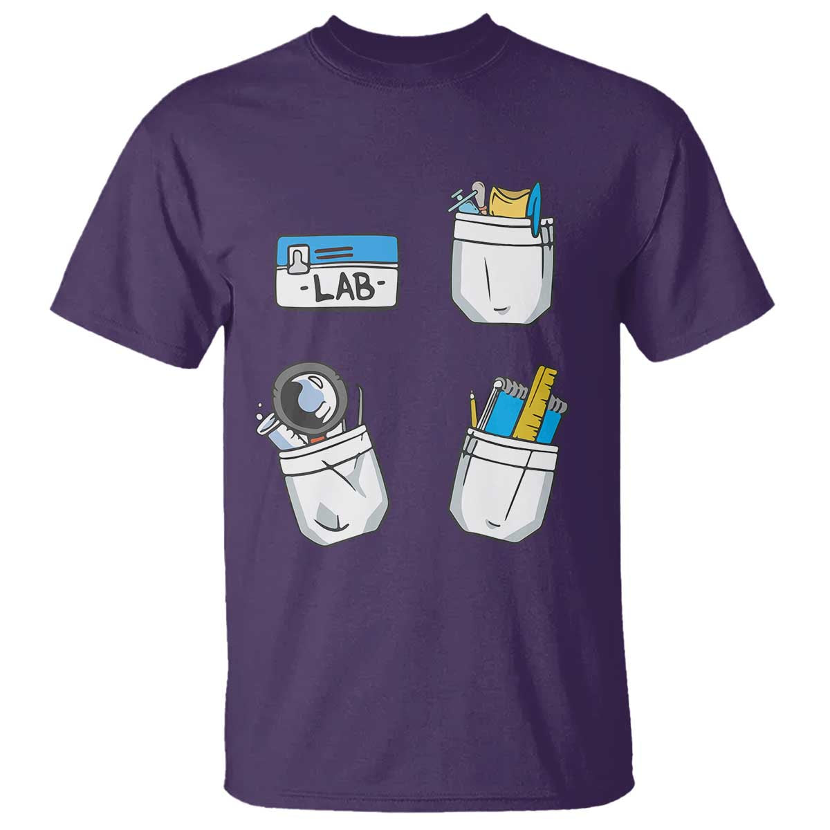 Lab Week T Shirt Lab Techinician Scientist Laboratory Assistant TS02 Purple Printyourwear