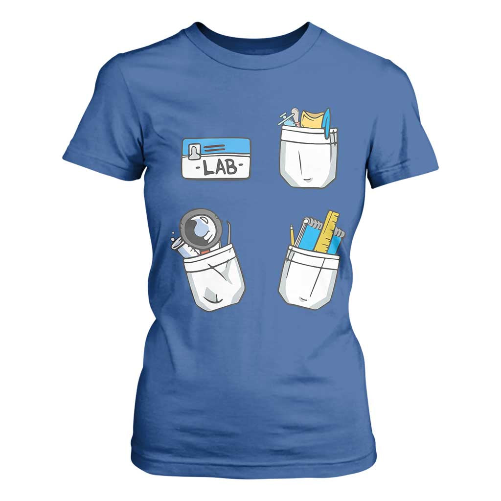 Lab Week T Shirt For Women Lab Techinician Scientist Laboratory Assistant TS02 Royal Blue Print Your Wear