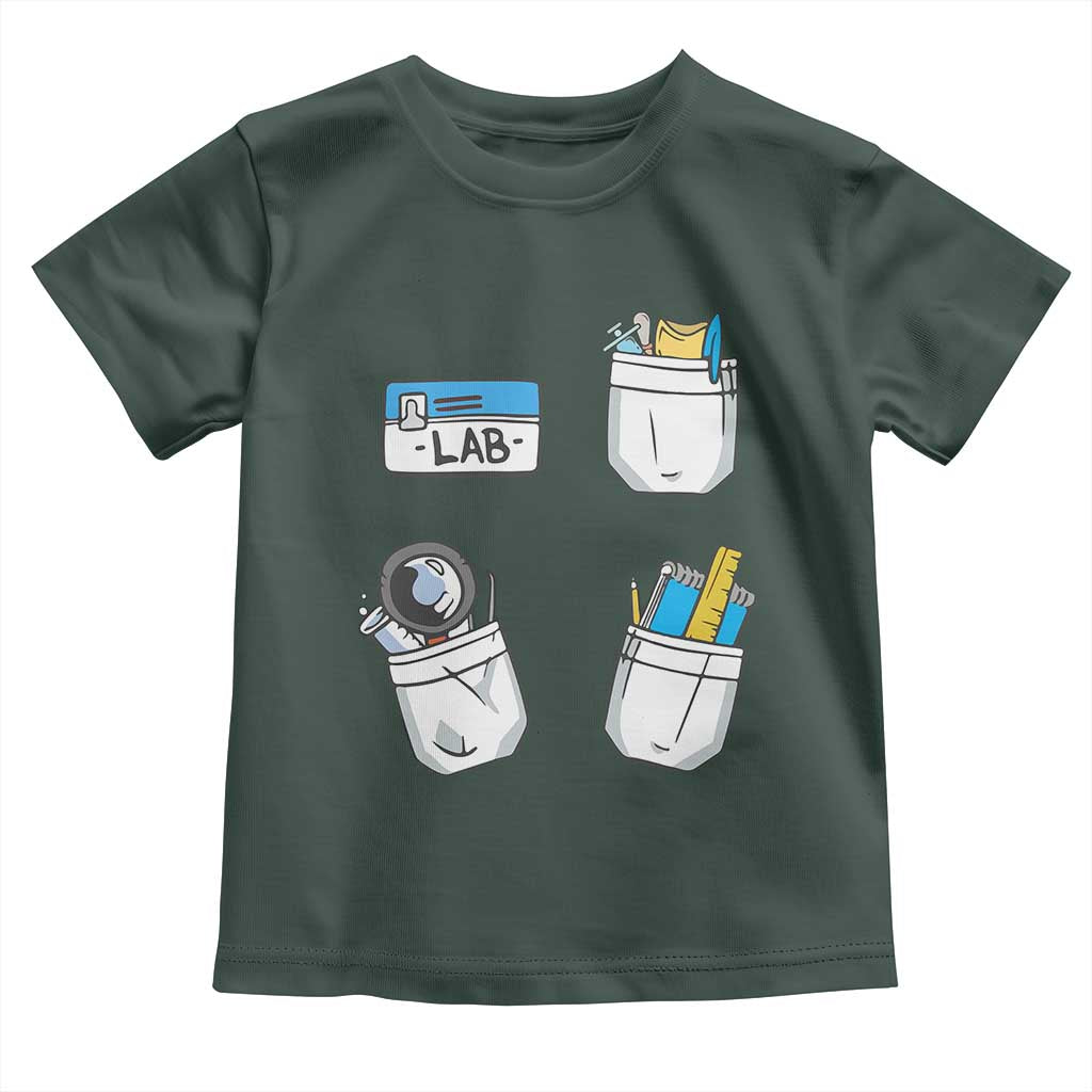 Lab Week Toddler T Shirt Lab Techinician Scientist Laboratory Assistant TS02 Dark Forest Green Print Your Wear