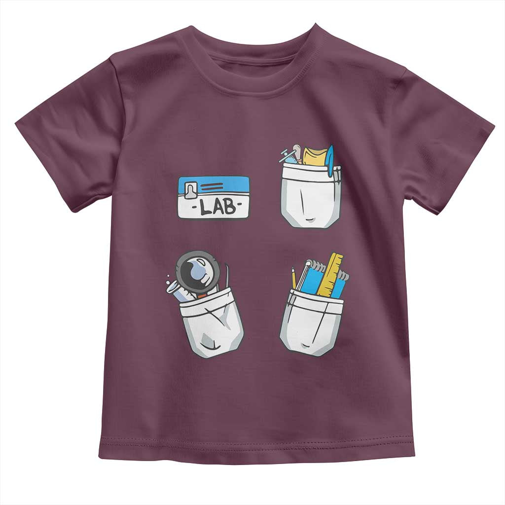 Lab Week Toddler T Shirt Lab Techinician Scientist Laboratory Assistant TS02 Maroon Print Your Wear
