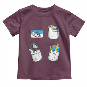 Lab Week Toddler T Shirt Lab Techinician Scientist Laboratory Assistant TS02 Maroon Print Your Wear