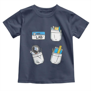 Lab Week Toddler T Shirt Lab Techinician Scientist Laboratory Assistant TS02 Navy Print Your Wear