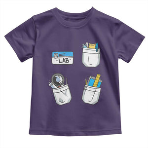 Lab Week Toddler T Shirt Lab Techinician Scientist Laboratory Assistant TS02 Purple Print Your Wear