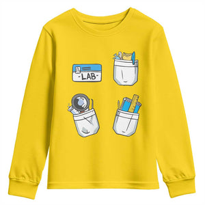 Lab Week Youth Sweatshirt Lab Techinician Scientist Laboratory Assistant TS02 Daisy Print Your Wear