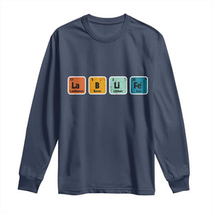 Lab Week Long Sleeve Shirt Funny Lab Life Laboratory Lab Rat Periodic Table TS02 Navy Print Your Wear