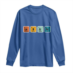 Lab Week Long Sleeve Shirt Funny Lab Life Laboratory Lab Rat Periodic Table TS02 Royal Blue Print Your Wear