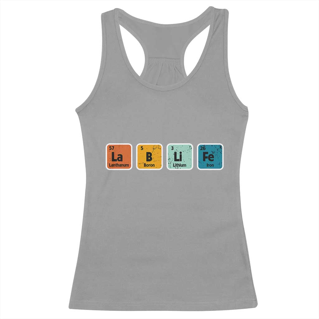 Lab Week Racerback Tank Top Funny Lab Life Laboratory Lab Rat Periodic Table TS02 Sport Gray Print Your Wear