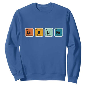 Lab Week Sweatshirt Funny Lab Life Laboratory Lab Rat Periodic Table TS02 Royal Blue Printyourwear