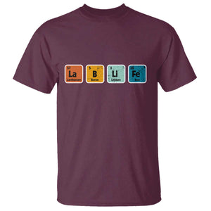 Lab Week T Shirt Funny Lab Life Laboratory Lab Rat Periodic Table TS02 Maroon Printyourwear