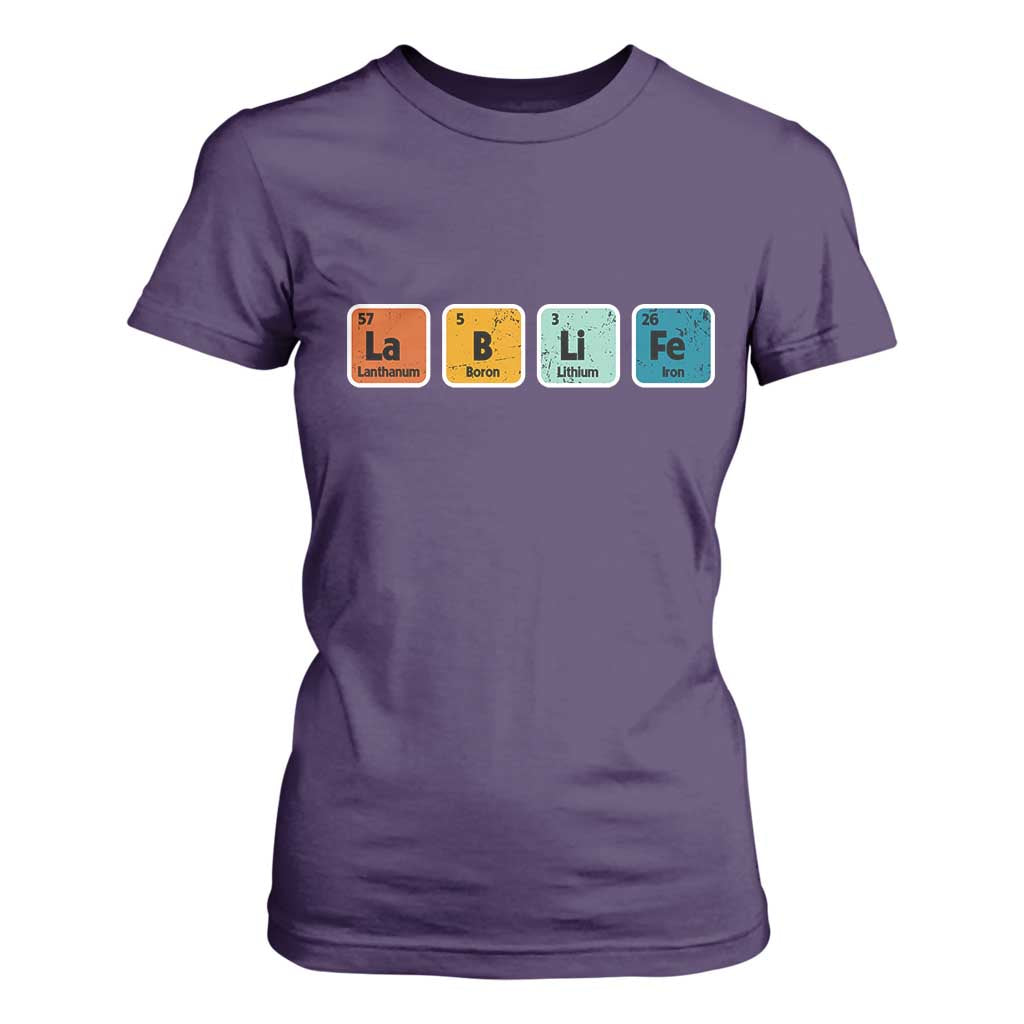 Lab Week T Shirt For Women Funny Lab Life Laboratory Lab Rat Periodic Table TS02 Purple Print Your Wear