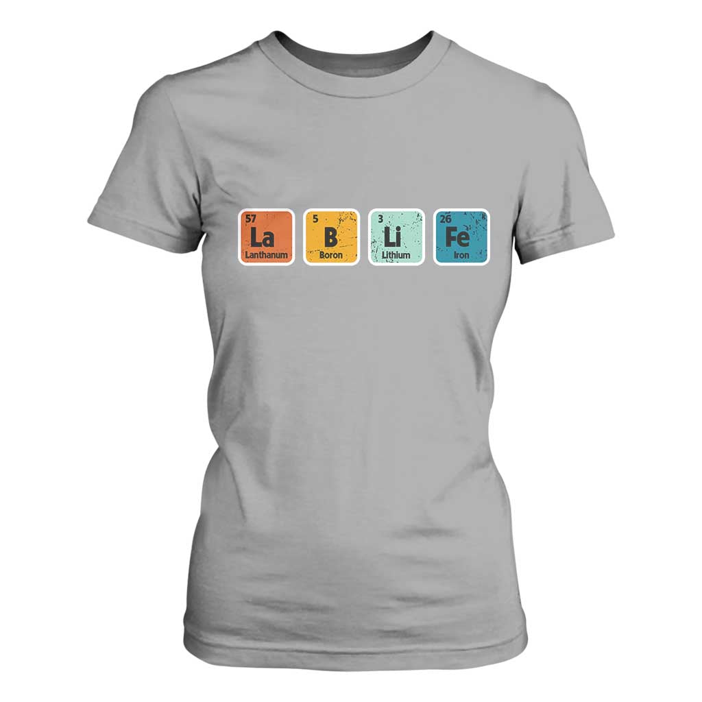 Lab Week T Shirt For Women Funny Lab Life Laboratory Lab Rat Periodic Table TS02 Sport Gray Print Your Wear