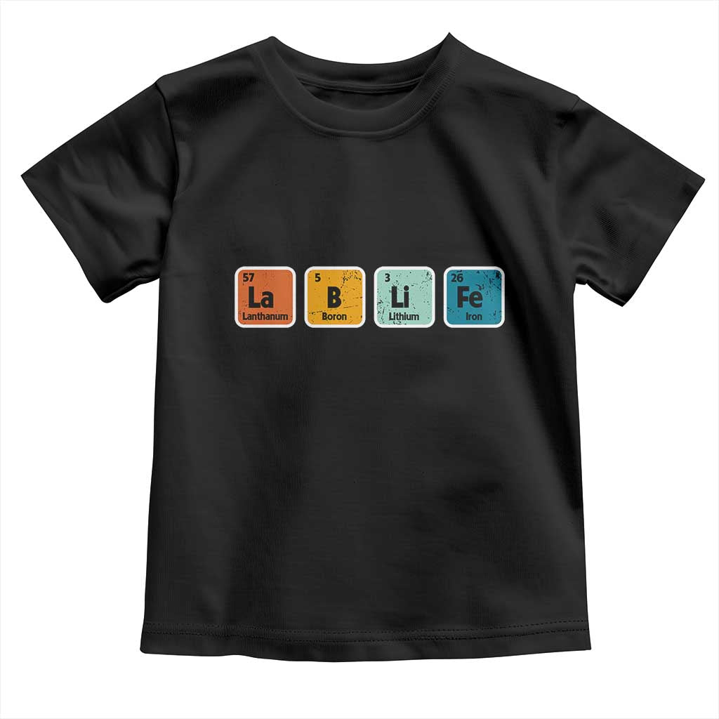Lab Week Toddler T Shirt Funny Lab Life Laboratory Lab Rat Periodic Table TS02 Black Print Your Wear