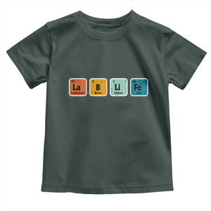 Lab Week Toddler T Shirt Funny Lab Life Laboratory Lab Rat Periodic Table TS02 Dark Forest Green Print Your Wear
