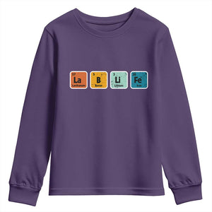 Lab Week Youth Sweatshirt Funny Lab Life Laboratory Lab Rat Periodic Table TS02 Purple Print Your Wear
