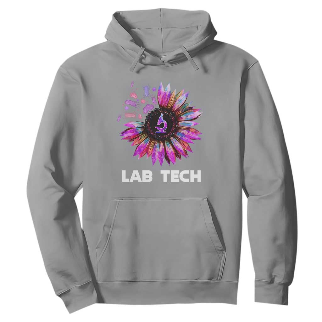 Lab Week Hoodie Lab Tech Sunflower Med Tech Medical Lab Technician TS02 Sport Gray Printyourwear