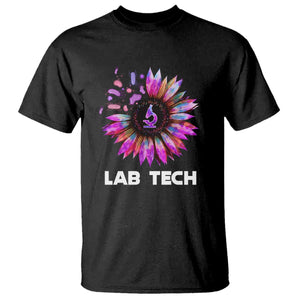 Lab Week T Shirt Lab Tech Sunflower Med Tech Medical Lab Technician TS02 Black Printyourwear