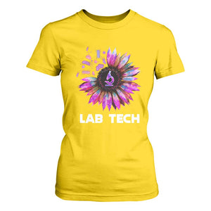 Lab Week T Shirt For Women Lab Tech Sunflower Med Tech Medical Lab Technician TS02 Daisy Print Your Wear