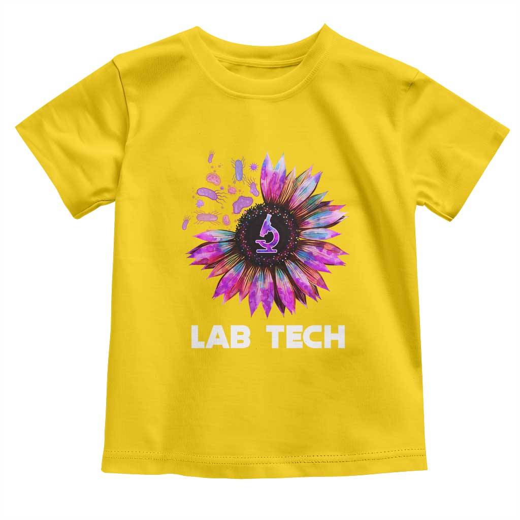 Lab Week Toddler T Shirt Lab Tech Sunflower Med Tech Medical Lab Technician TS02 Daisy Print Your Wear