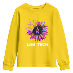Lab Week Youth Sweatshirt Lab Tech Sunflower Med Tech Medical Lab Technician TS02 Daisy Print Your Wear