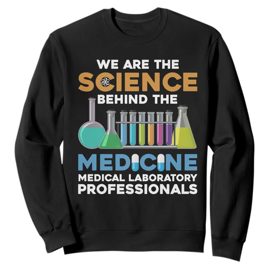 Lab Week Sweatshirt Funny Lab Techinician Medical Laboratory Science TS02 Black Printyourwear