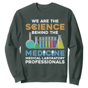 Lab Week Sweatshirt Funny Lab Techinician Medical Laboratory Science TS02 Dark Forest Green Printyourwear