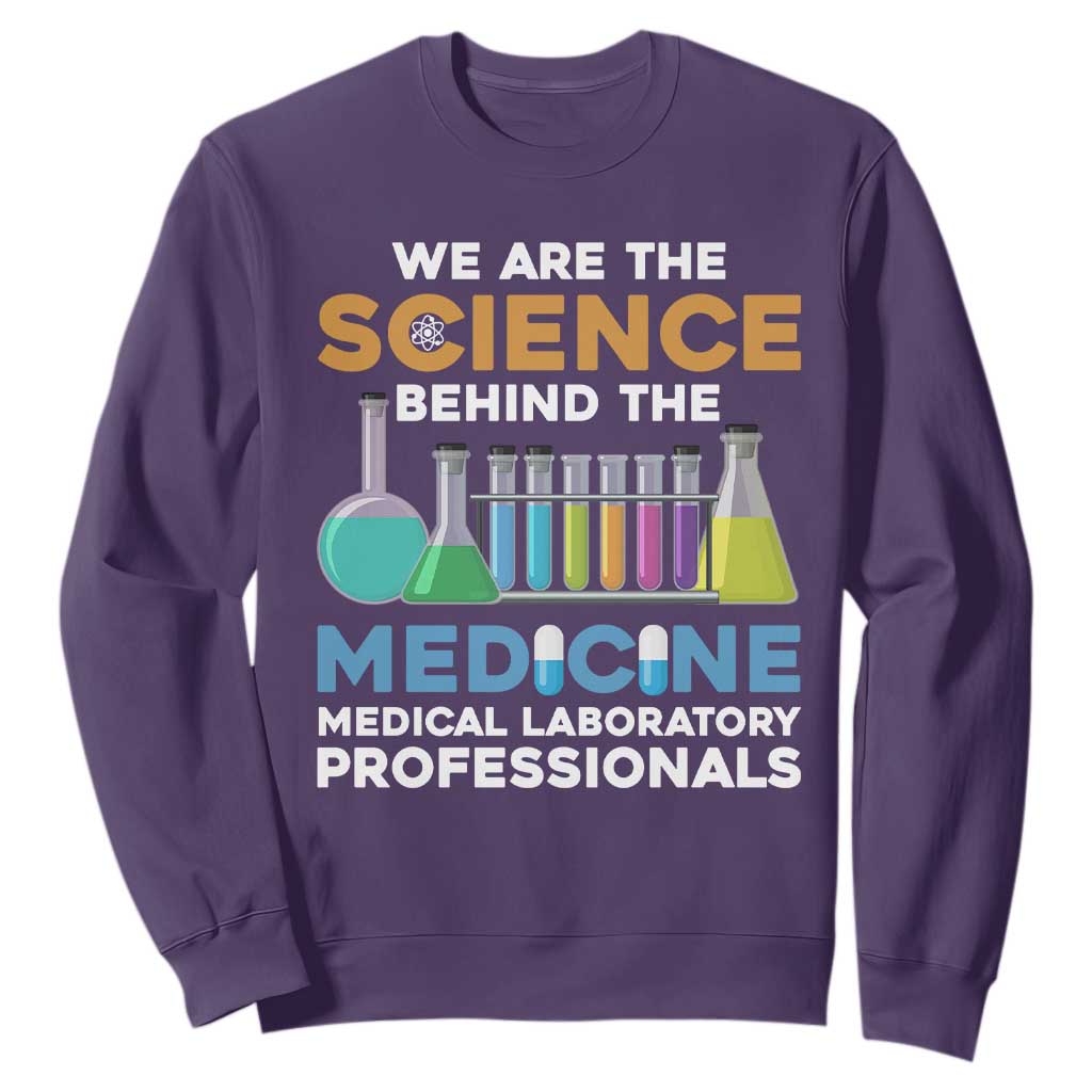 Lab Week Sweatshirt Funny Lab Techinician Medical Laboratory Science TS02 Purple Printyourwear