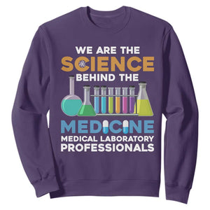 Lab Week Sweatshirt Funny Lab Techinician Medical Laboratory Science TS02 Purple Printyourwear