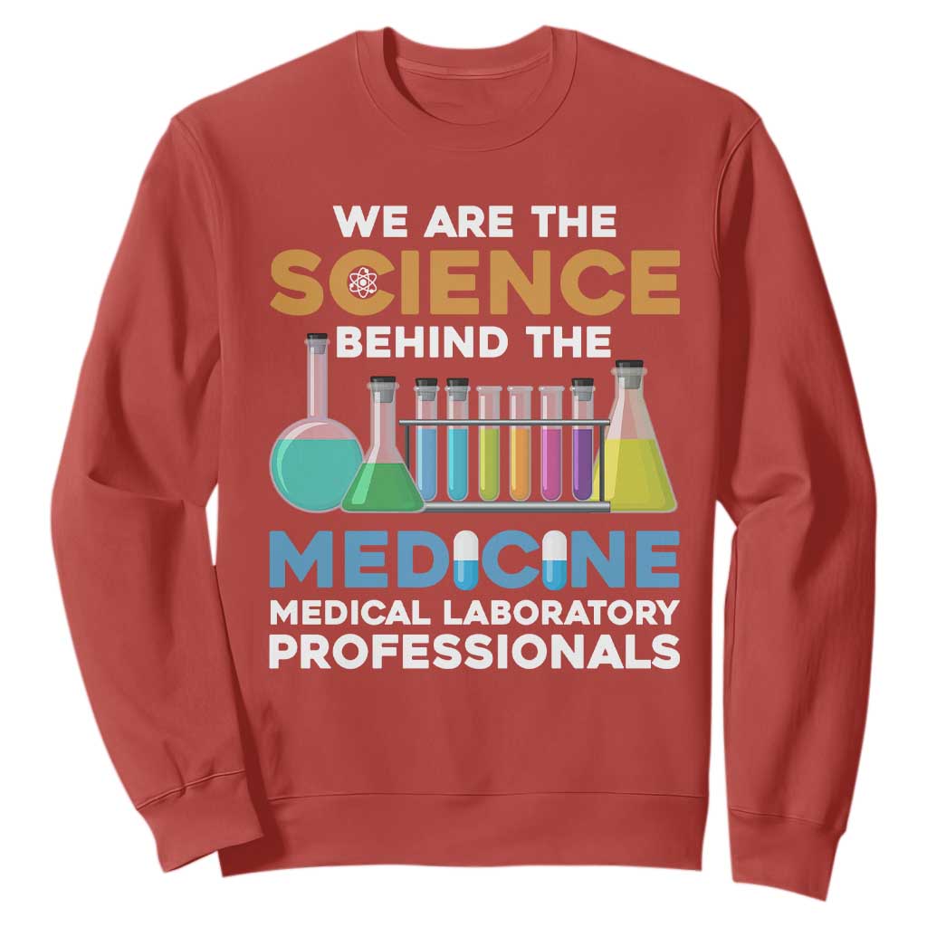 Lab Week Sweatshirt Funny Lab Techinician Medical Laboratory Science TS02 Red Printyourwear