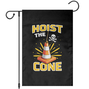 Hoist The Cone Jolly Roger Victory Garden Flag - Pirate Skull Baseball Sports Fan IYKYK Meme TS02 Black Print Your Wear