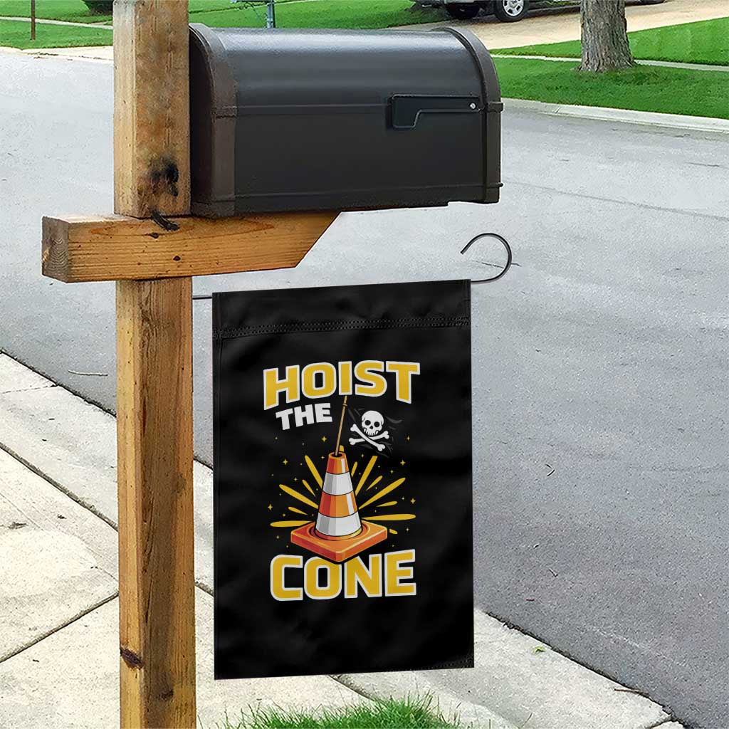 Hoist The Cone Jolly Roger Victory Garden Flag - Pirate Skull Baseball Sports Fan IYKYK Meme TS02 Print Your Wear