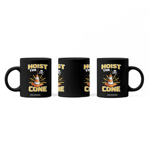Hoist The Cone Jolly Roger Victory Coffee Mug Pirate Skull Baseball Sports Fan IYKYK Meme TS02 Print Your Wear