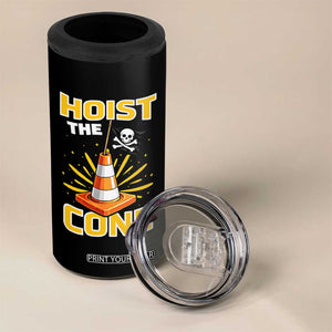 Hoist The Cone Jolly Roger Victory 4 in 1 Can Cooler Tumbler Pirate Skull Baseball Sports Fan IYKYK Meme TS02 Print Your Wear