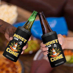 Hoist The Cone Jolly Roger Victory 4 in 1 Can Cooler Tumbler Pirate Skull Baseball Sports Fan IYKYK Meme TS02 Print Your Wear