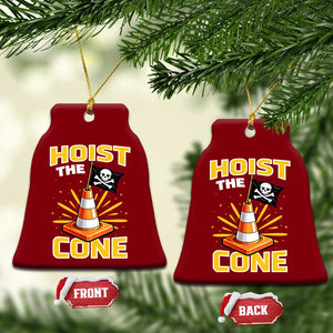 Hoist The Cone Jolly Roger Victory Ceramic Ornament Pirate Skull Baseball Sports Fan IYKYK Meme TS02 Print Your Wear