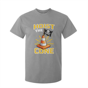 Hoist The Cone Jolly Roger Victory T Shirt For Kid Pirate Skull Baseball Sports Fan IYKYK Meme TS02 Sport Gray Print Your Wear