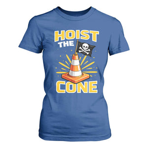 Hoist The Cone Jolly Roger Victory T Shirt For Women Pirate Skull Baseball Sports Fan IYKYK Meme TS02 Royal Blue Print Your Wear