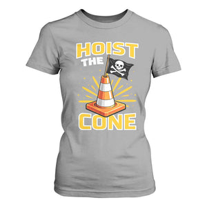 Hoist The Cone Jolly Roger Victory T Shirt For Women Pirate Skull Baseball Sports Fan IYKYK Meme TS02 Sport Gray Print Your Wear
