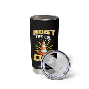 Hoist The Cone Jolly Roger Victory Tumbler Cup Pirate Skull Baseball Sports Fan IYKYK Meme TS02 Print Your Wear