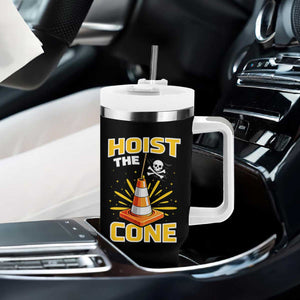 Hoist The Cone Jolly Roger Victory Tumbler With Handle Pirate Skull Baseball Sports Fan IYKYK Meme TS02 Print Your Wear