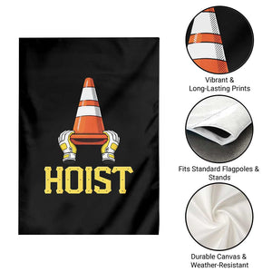 Funny Hoist The Cone Trophy Garden Flag IYKYK Meme Sports Fan Victory Celebration TS02 Print Your Wear