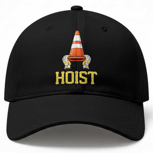 Funny Hoist The Cone Trophy Baseball Cap IYKYK Meme Sports Fan Victory Celebration TS02 Print Your Wear