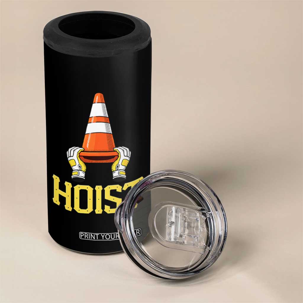 Funny Hoist The Cone Trophy 4 in 1 Can Cooler Tumbler IYKYK Meme Sports Fan Victory Celebration TS02 Print Your Wear