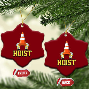Funny Hoist The Cone Trophy Ceramic Ornament IYKYK Meme Sports Fan Victory Celebration TS02 Print Your Wear